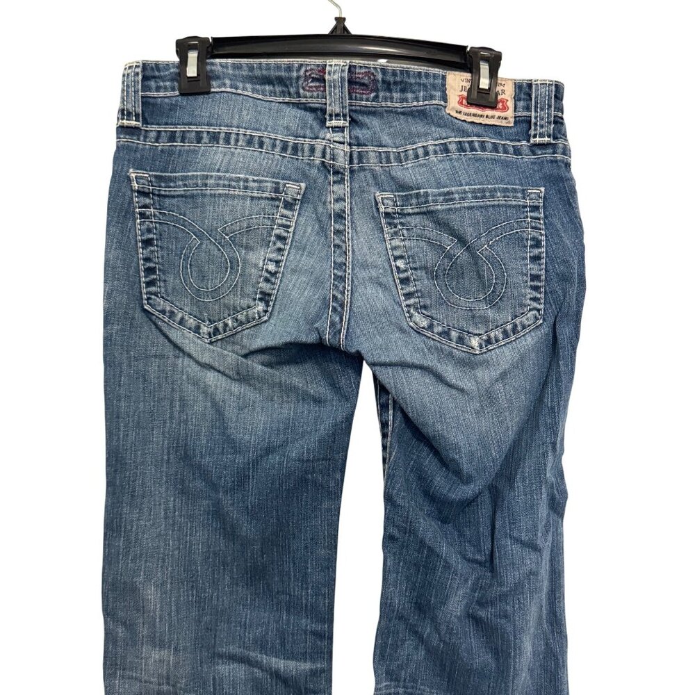 Big Star Womens 28R Bootcut Jeans Made In USA Mid Rise Distressed Denim - Picture 8 of 8